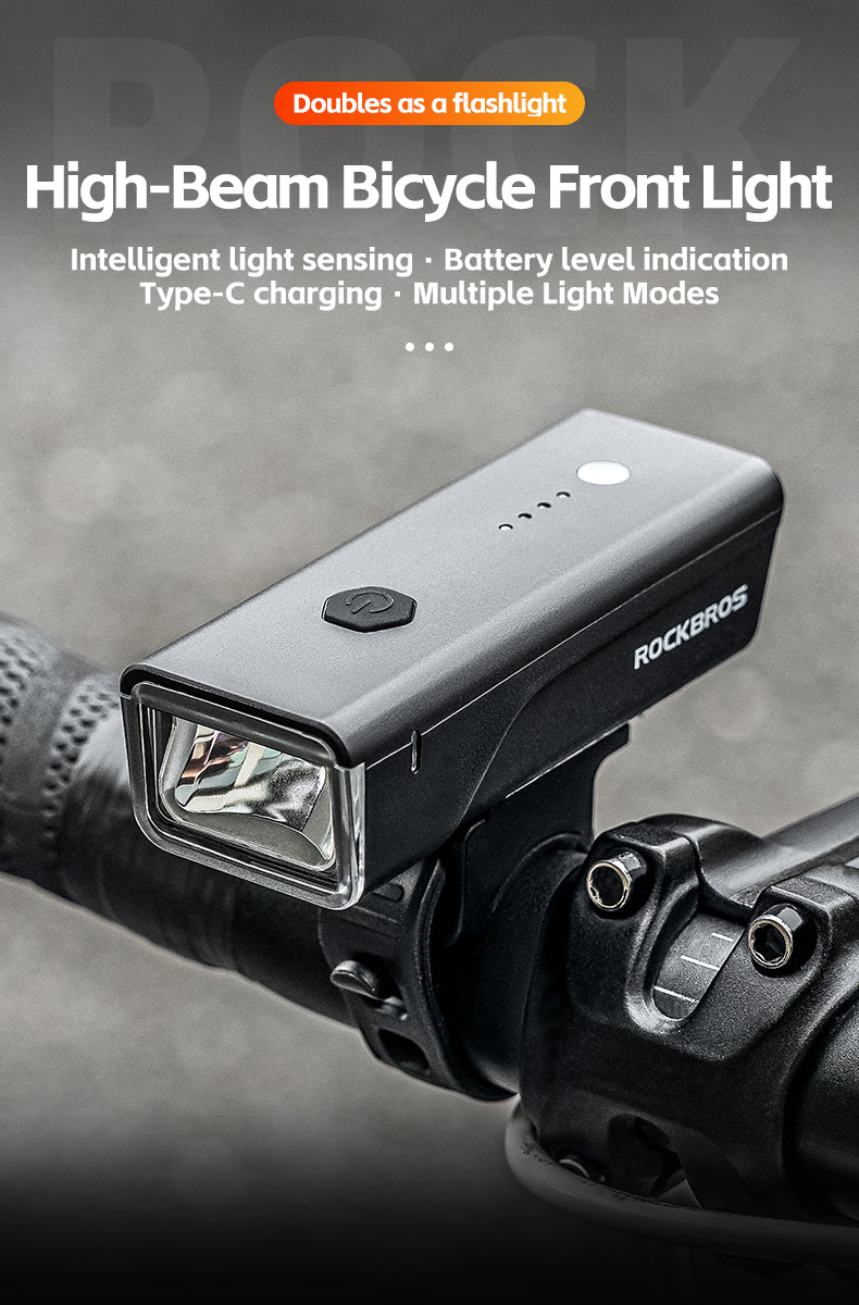 ROCKBROS Waterproof Front Bike Light