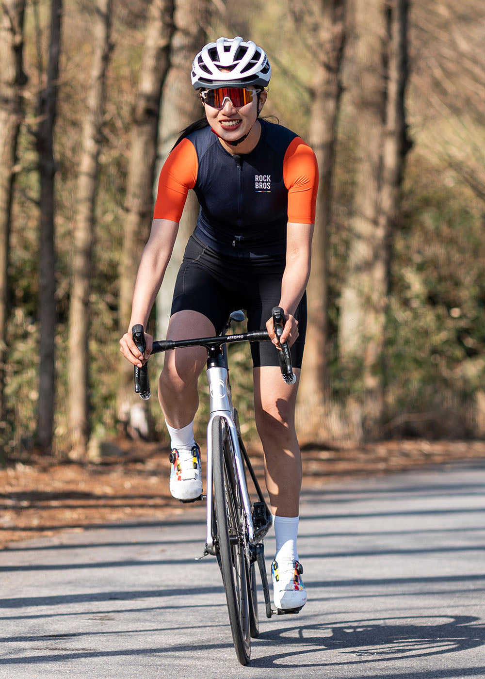 【ROAD TO SKY】by ROCKBROS Women's Short-Sleeve Cycling Jersey in Various Colours