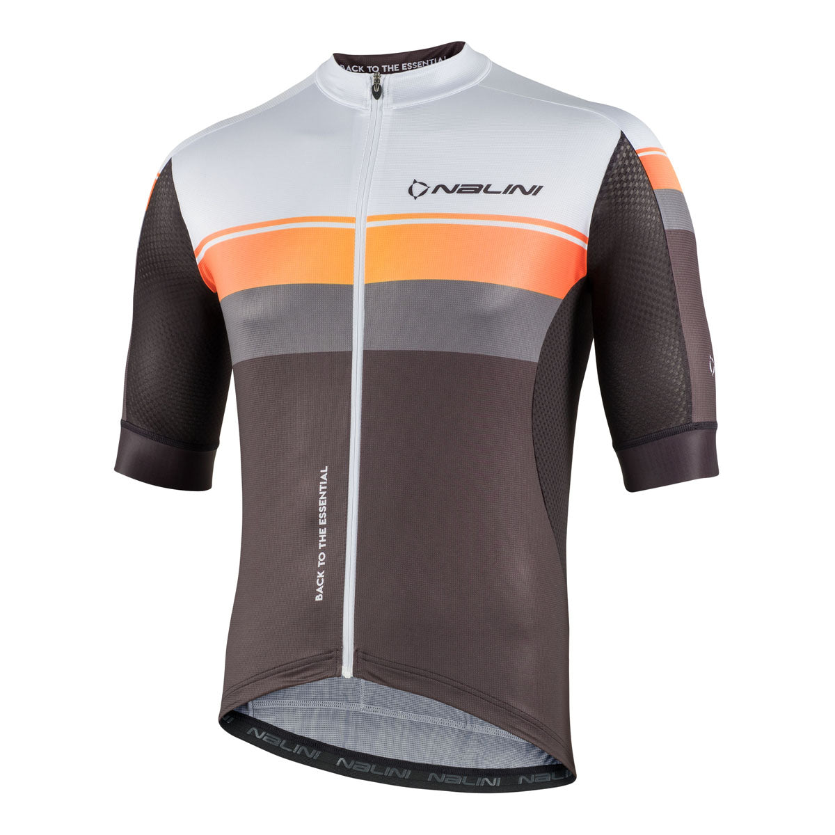 Nalini SPEED Men's Cycling Jersey (Grey/Orange/White) S, L, 3XL