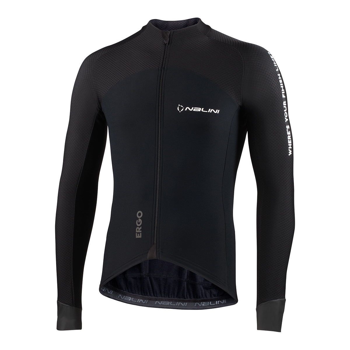 Nalini ERGO XWARM Men's LS Cycling Jersey (Black) S-3XL
