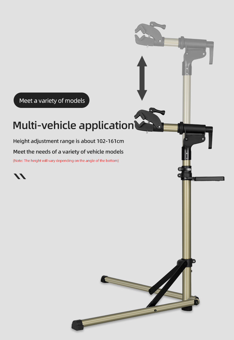 ROCKBROS Adjustable Aluminium Alloy Bike Repair Stand - 60 lb Capacity