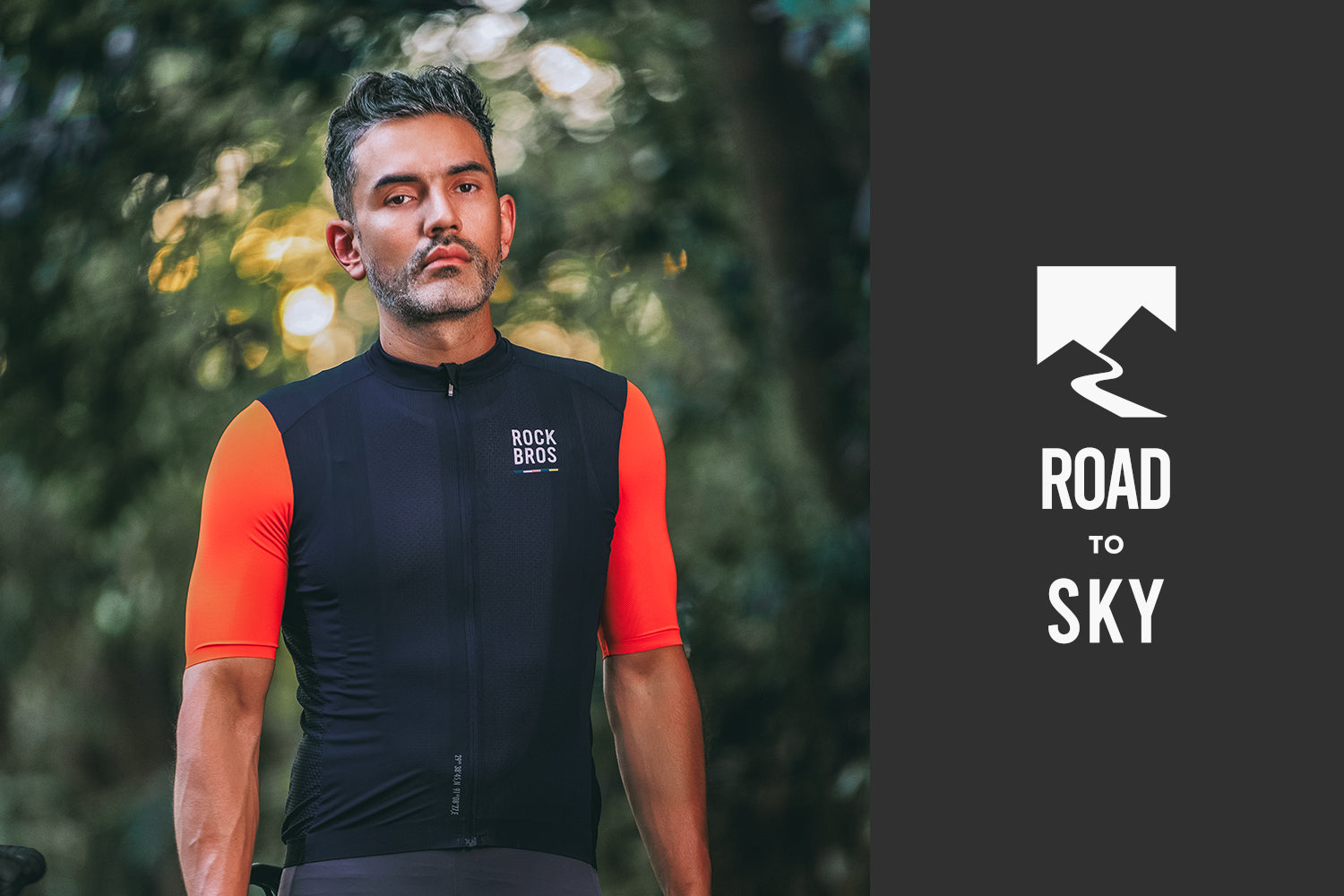 【ROAD TO SKY】by ROCKBROS Men's Short-Sleeve Cycling Jersey in Various Colours