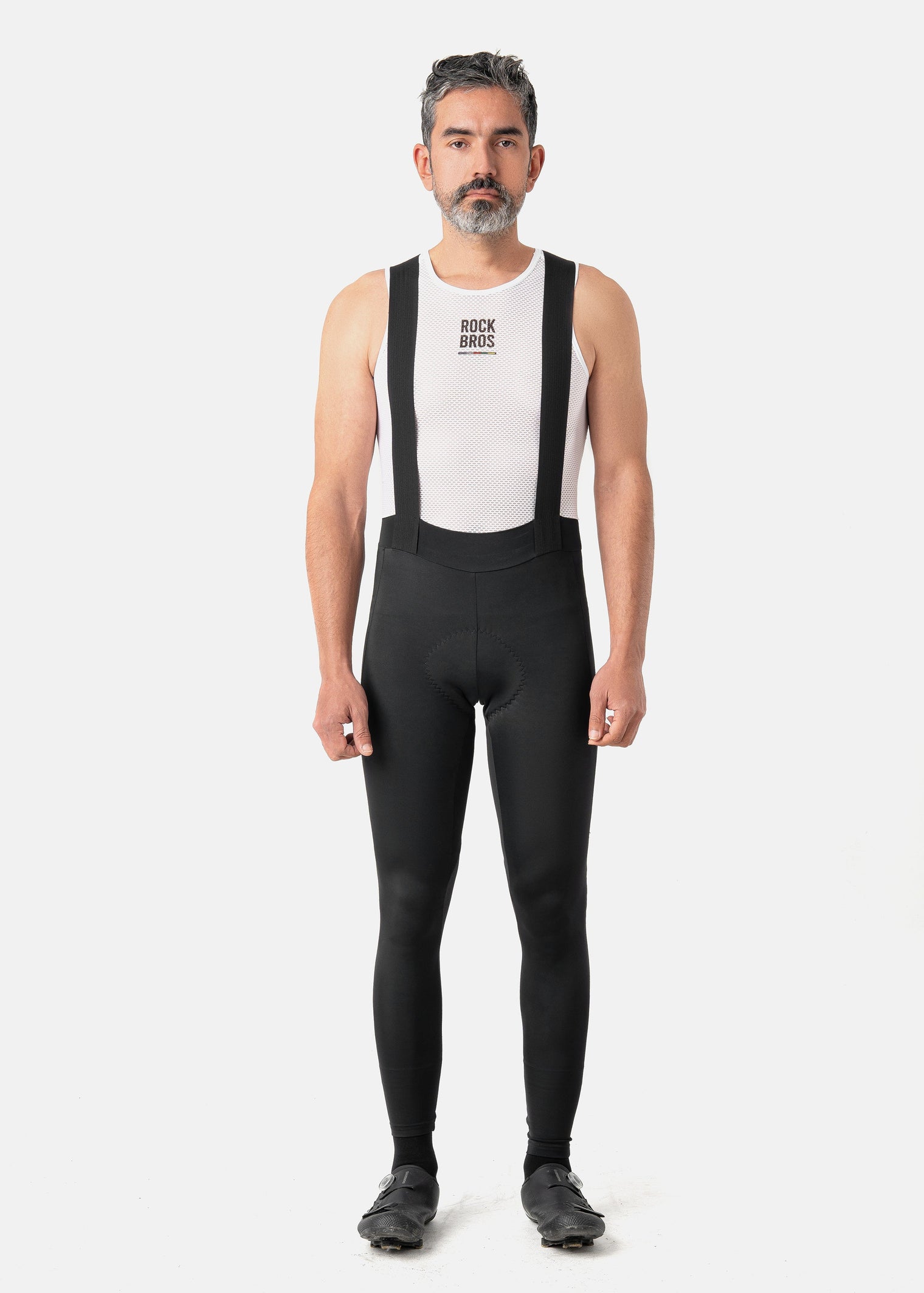 【ROAD TO SKY】by ROCKBROS Men's Cycling Bib Tights in Black