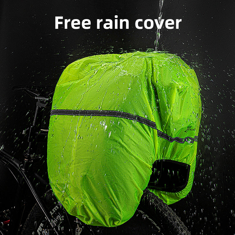 ROCKBROS 34L Expandable Bike Rack Bag: Waterproof & Multifunctional