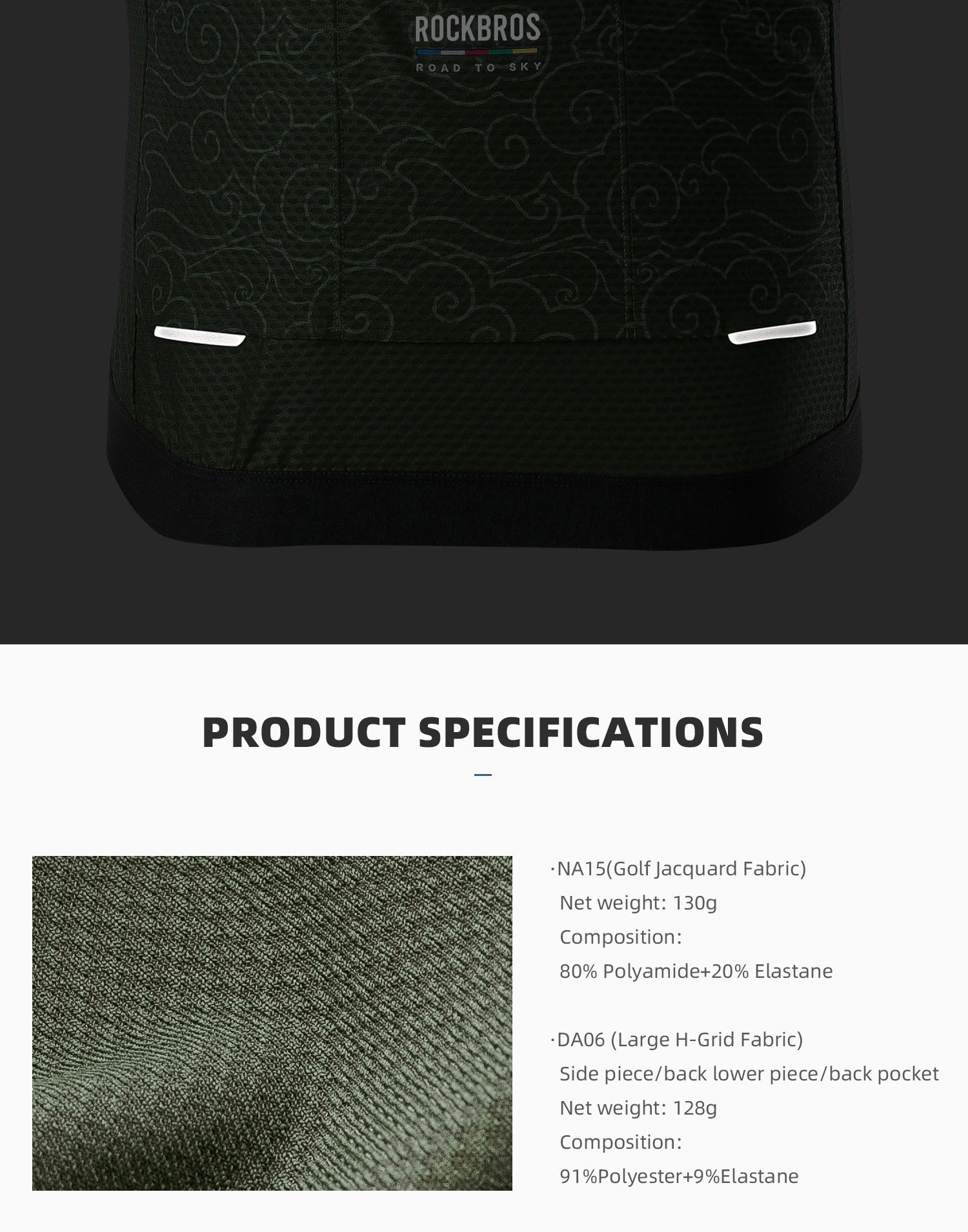 【ROAD TO SKY】by ROCKBROS Men's Long-Sleeve Cycling Jersey in Various Colours