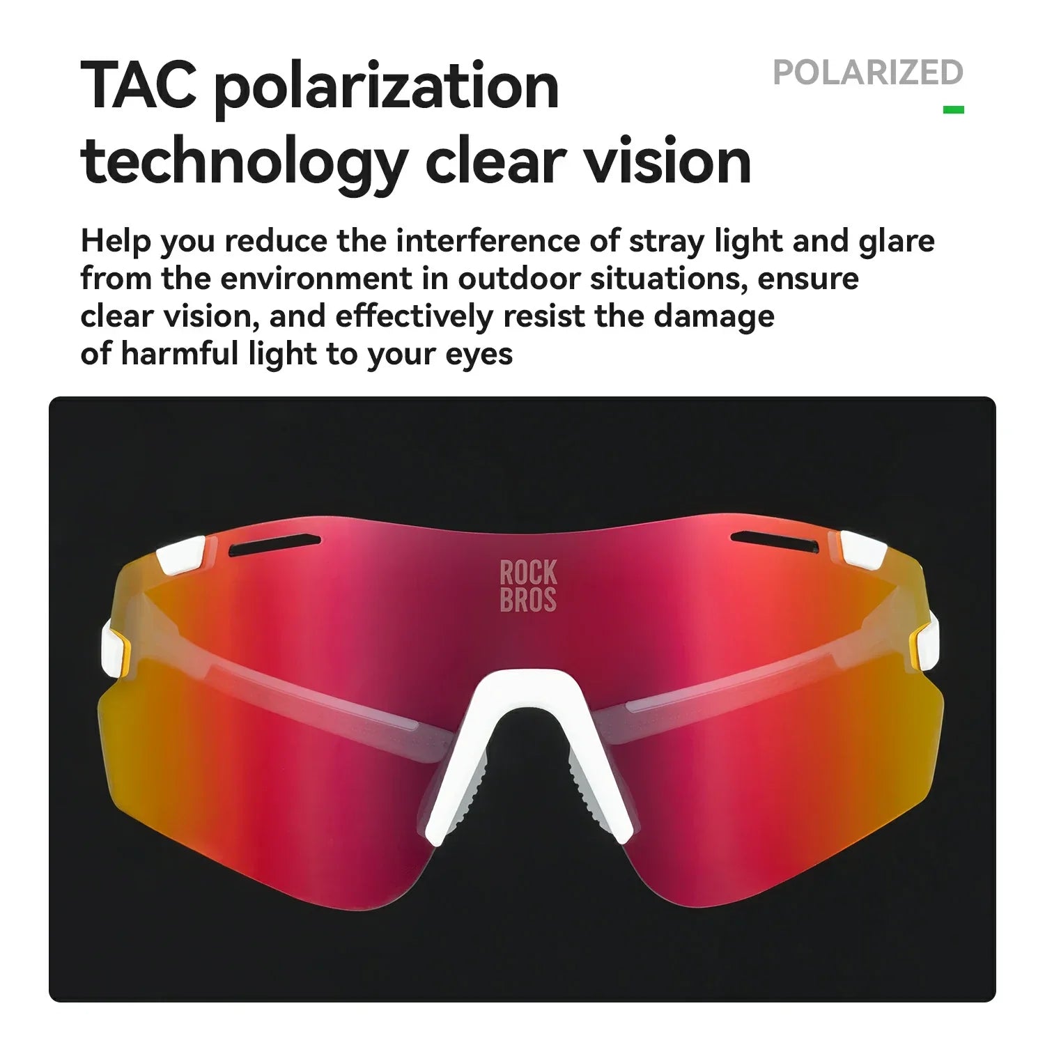 ROCKBROS ROAD TO SKY BOUNDLESS Photochromic Cycling Sports Sunglasses