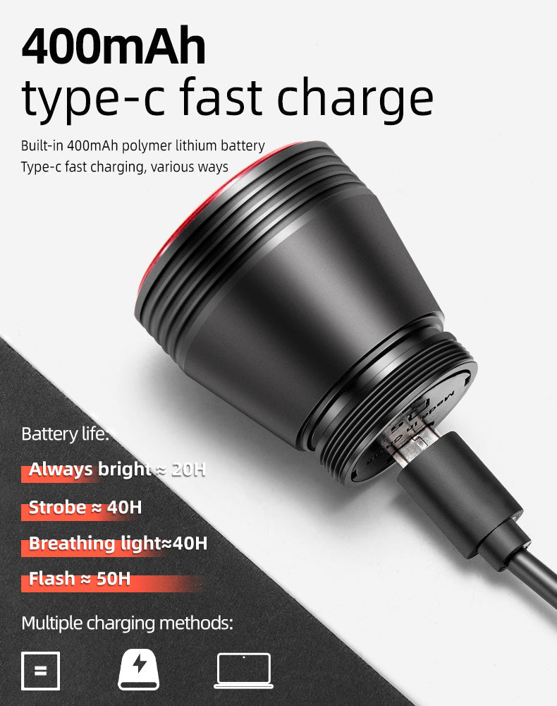 ROCKBROS 1000 Lumen Front Bike Light + Smart Brake & Tail Light Q5 Set