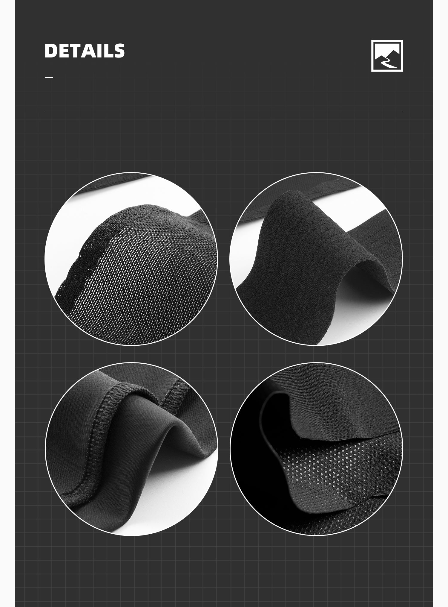 【ROAD TO SKY】by ROCKBROS Men's Cycling Bib Tights in Black