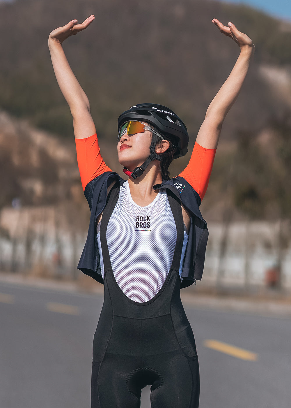 【ROAD TO SKY】Unisex Sleeveless Mesh Cycling Base Layer in Various Colours