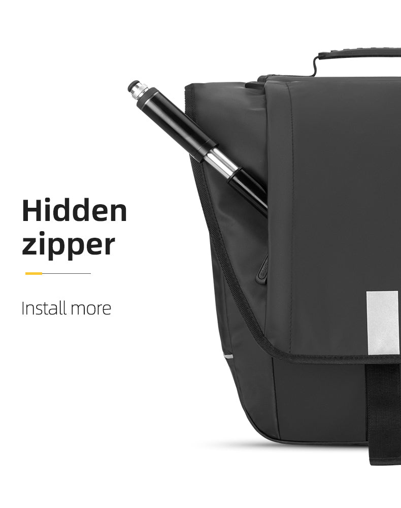 Super 30-Litre Bicycle Saddlebags in Black