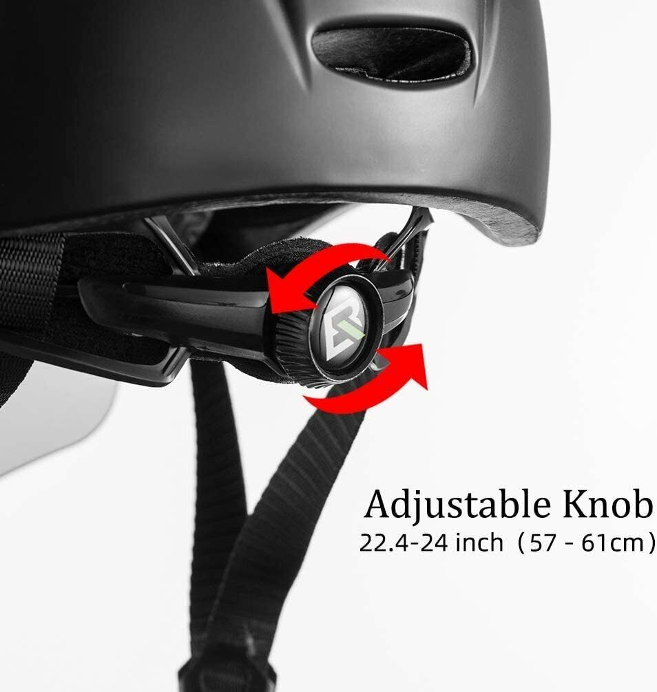 ROCKBROS Cycling Helmet With Goggles LED Light Mountain Road Bike Bicycle Helmet