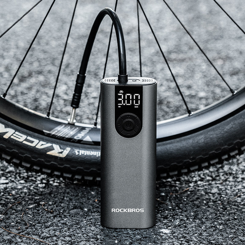 ROCKBROS Electric Bike Pump with Intelligent Digital Display