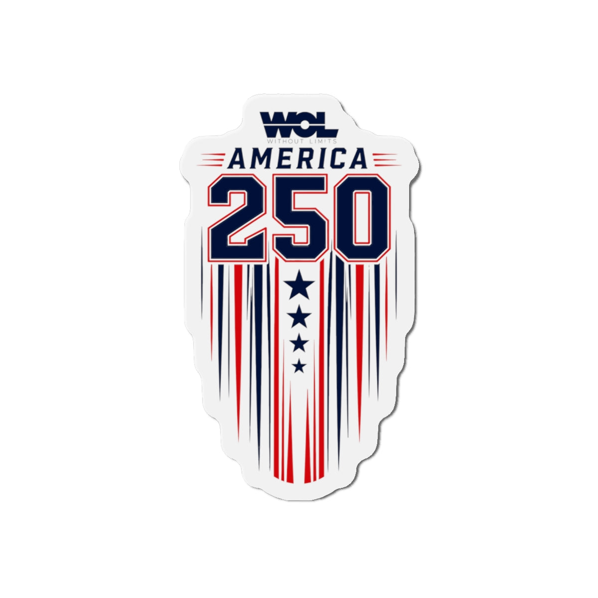 WOL America 250 Magnets