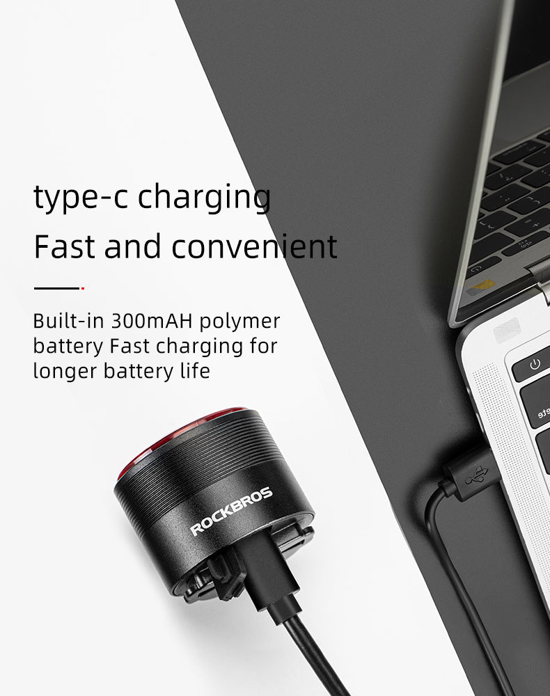 ROCKBROS Smart Bike Brake & Tail Light Q3