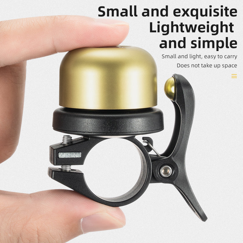 ROCKBROS Bike Bell Ring Horn Classic Bicycle Bell Anti-Theft for Adults Suitable for 0.87‘’/22.2mm Diameter Handlebar