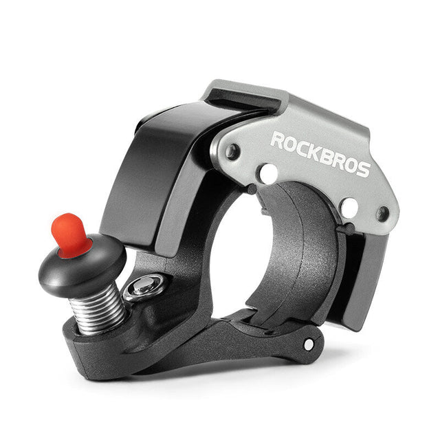 ROCKBROS Bike Mini Hidden Bell Loud Sound Aluminum Alloy Warning 100db Bell of Bicycle Handle Portable Cycling Equipment Fit MTB Road Folding Bike