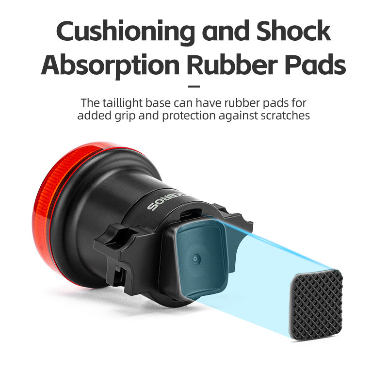 ROCKBROS Upgraded Smart Bicycle Brake Light USB-C Rechargeable IPX7 Waterproof Cycling Rear Light