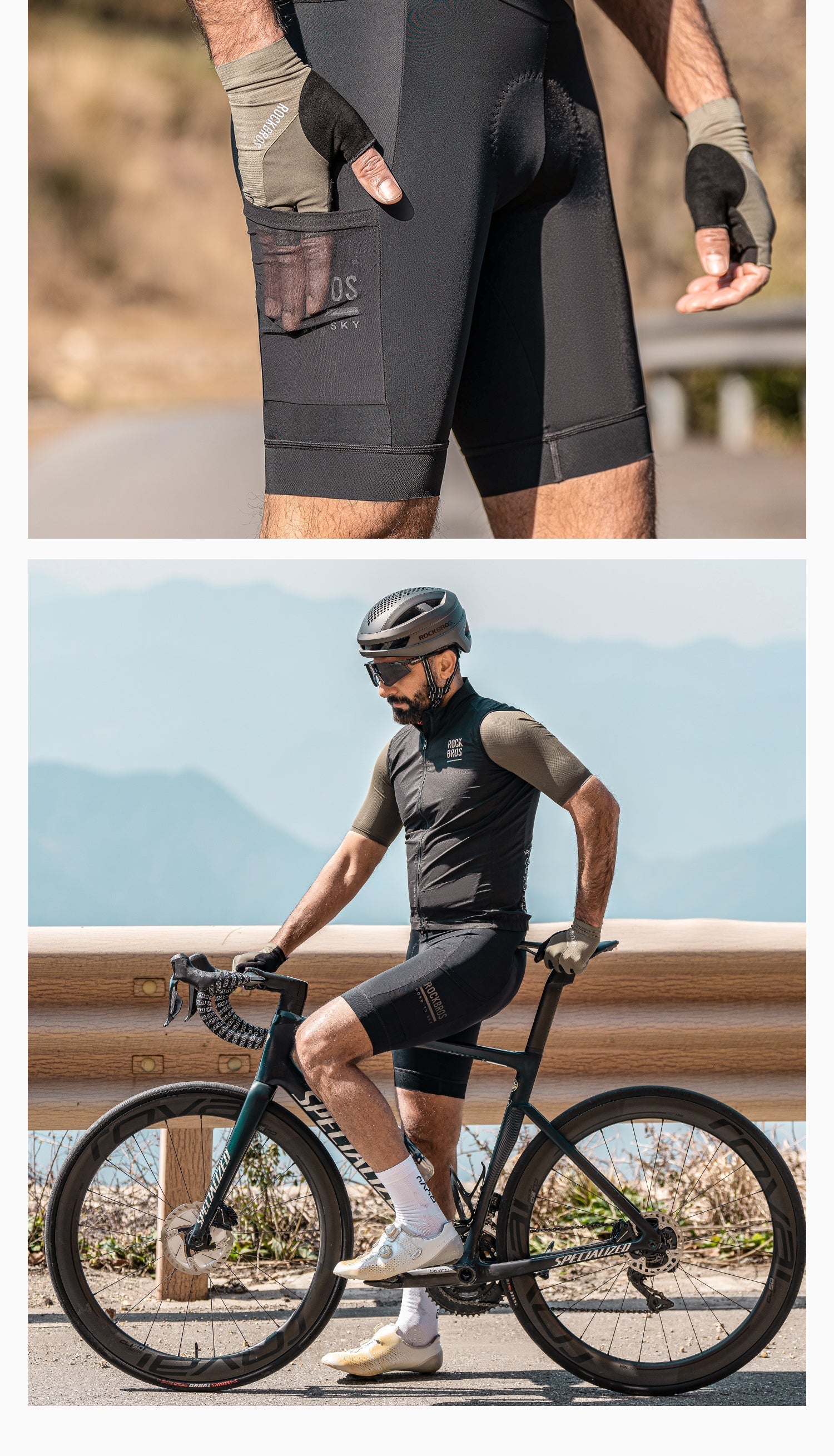 【ROAD TO SKY】by ROCKBROS Men's Cycling Shorts