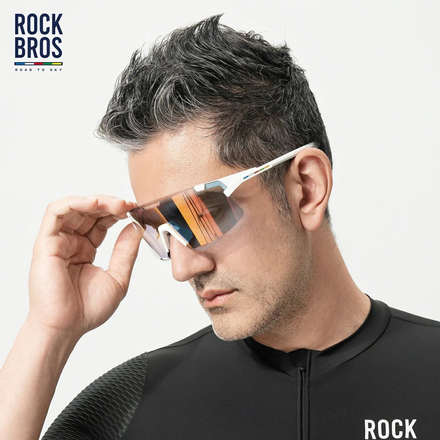 ROCKBROS ROAD TO SKY BOUNDLESS Photochromic Cycling Sports Sunglasses