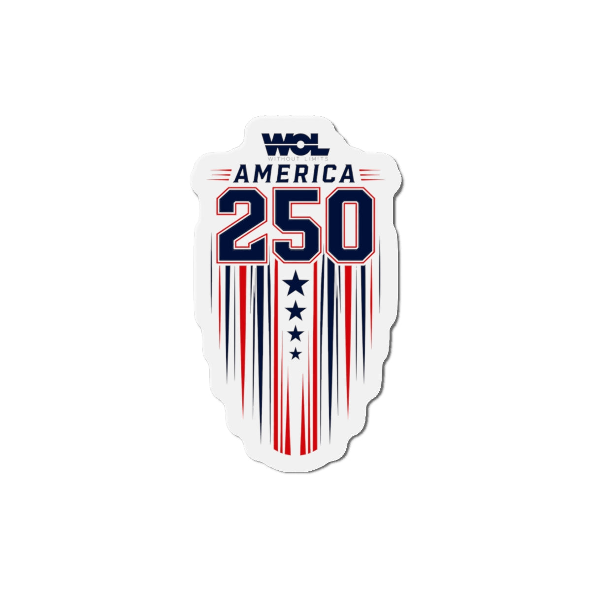 WOL America 250 Magnets