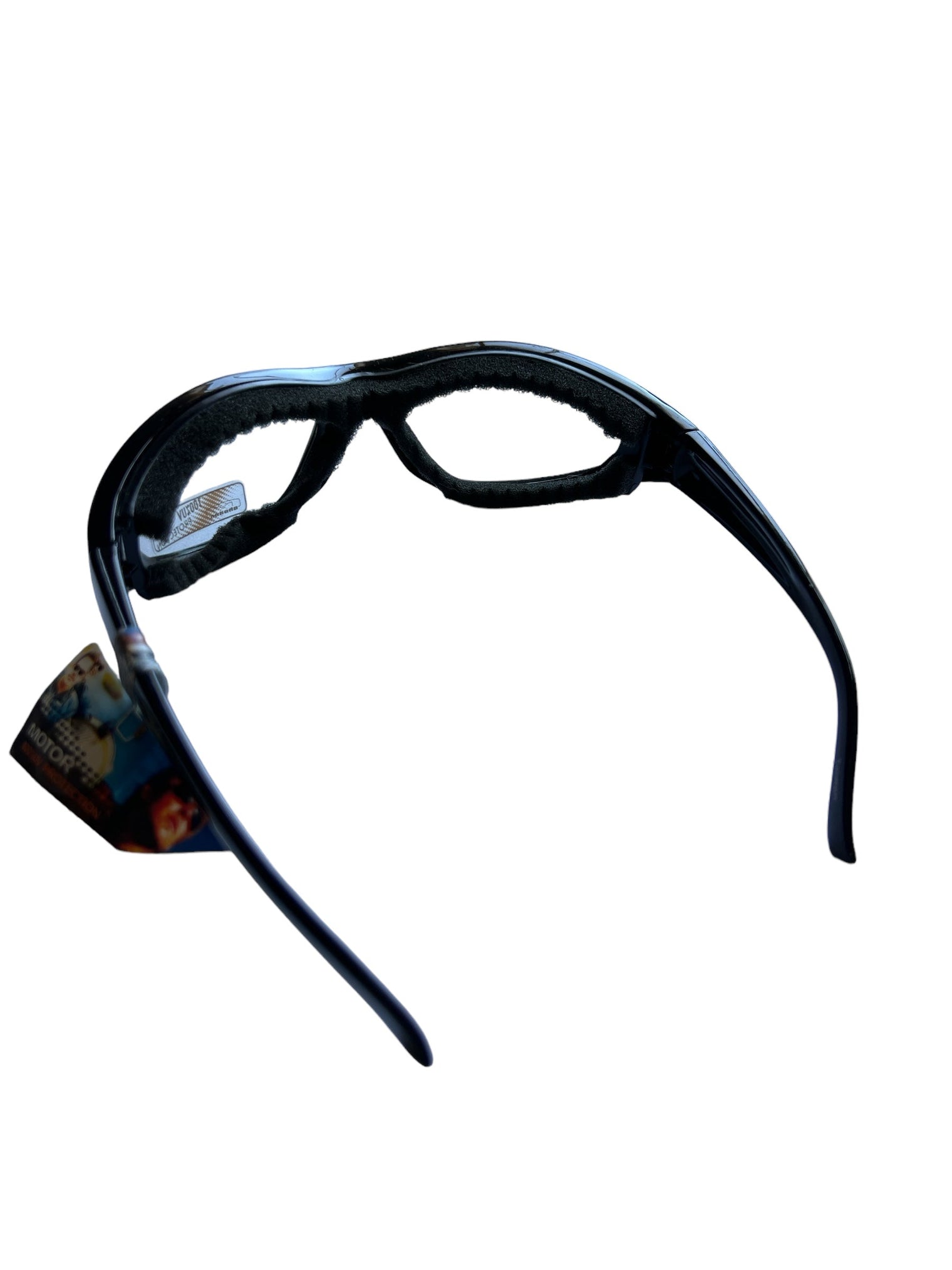 Mountain Shades Redline Sunglasses, Shiny Black with Clear Lenses