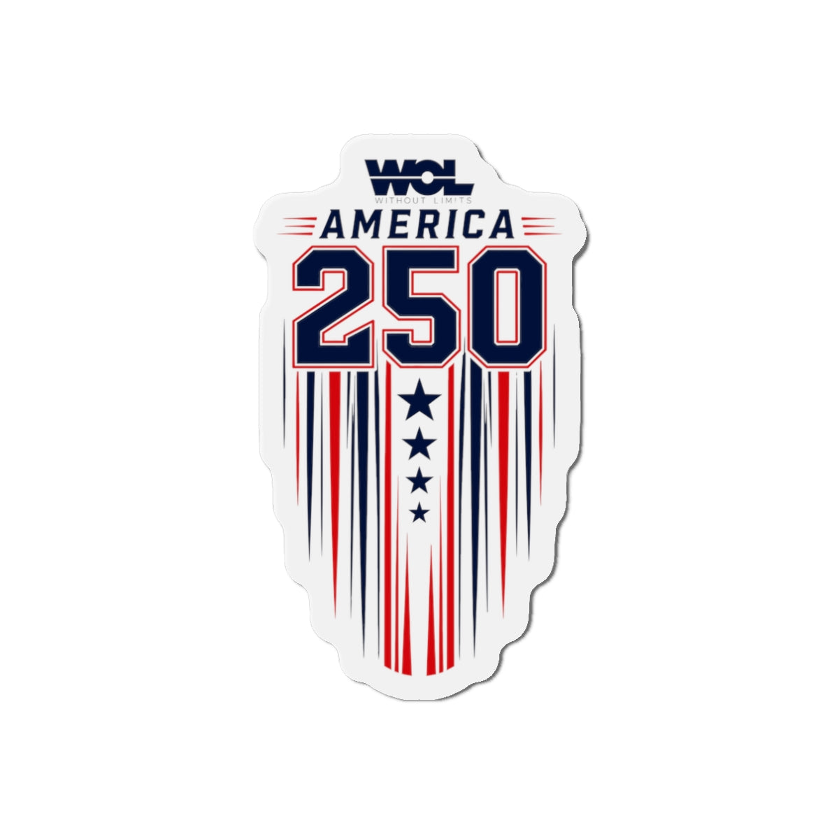WOL America 250 Magnets