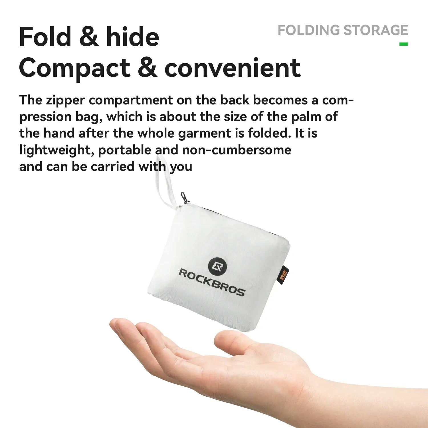 Fluorescent Lightweight Cycling Phosphorescent Jacket Foldable