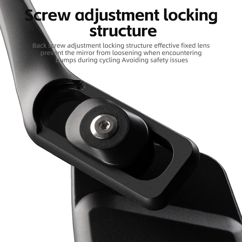 ROCKBROS HD Blast-Resistant Bike Mirror - Adjustable & Retractable