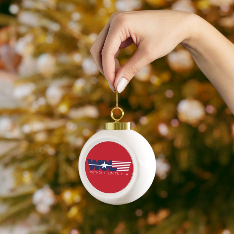 WOL USA Christmas Ball Ornament