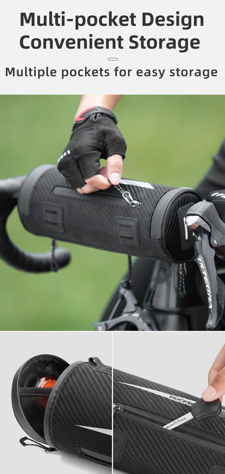 ROCKBROS 2L Waterproof Handlebar Bag - Multi-Purpose, Easy Clean