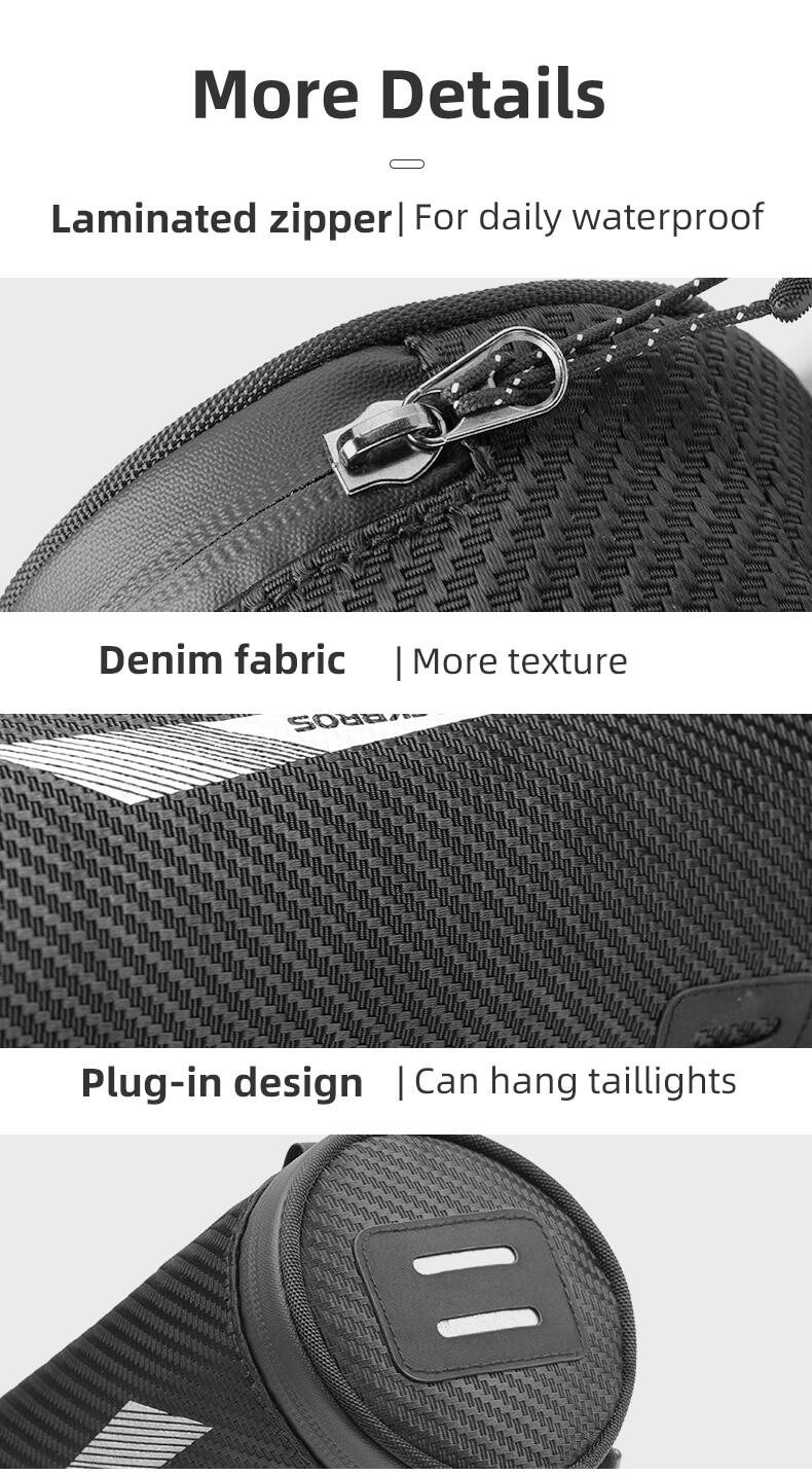 ROCKBROS 2L Waterproof Handlebar Bag - Multi-Purpose, Easy Clean