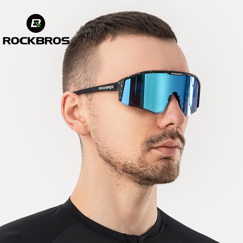 ROCKBROS Sports Polarized Sunglasses for Men Women UV400 Protection Sunglasses for Cycling Running Biking