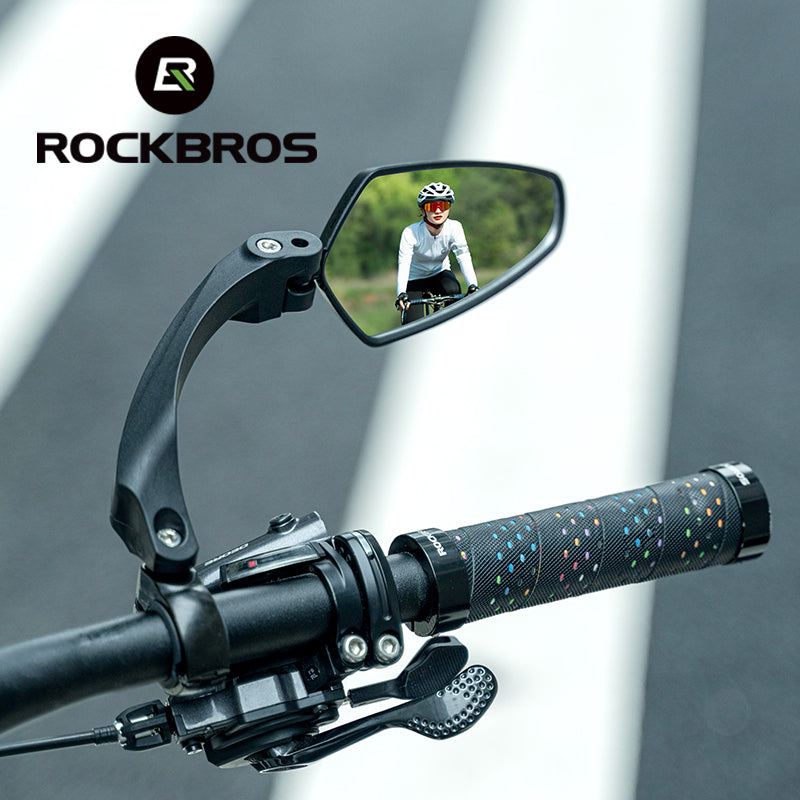 ROCKBROS Bike Rear View Mirror Handlebar eBike Mirror Mountain Bike Bicycle Mirrors