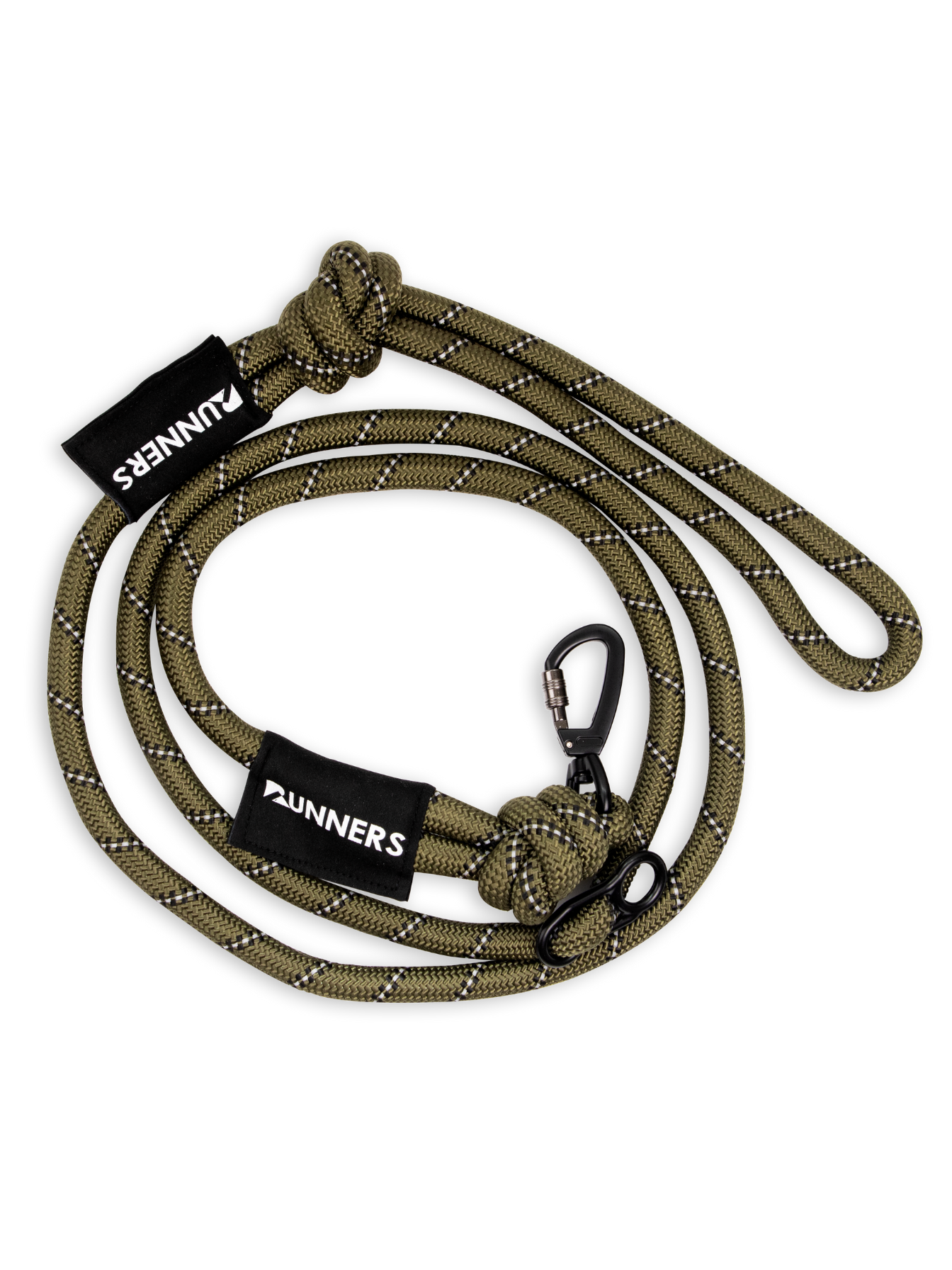Army Green Running Hands-Free Dog Leash