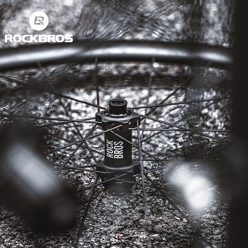 ROCKBROS Road Bike Carbon Fiber Wheels 700C Carbon Fiber Disc Brake 65mm Wheelsets Clincher