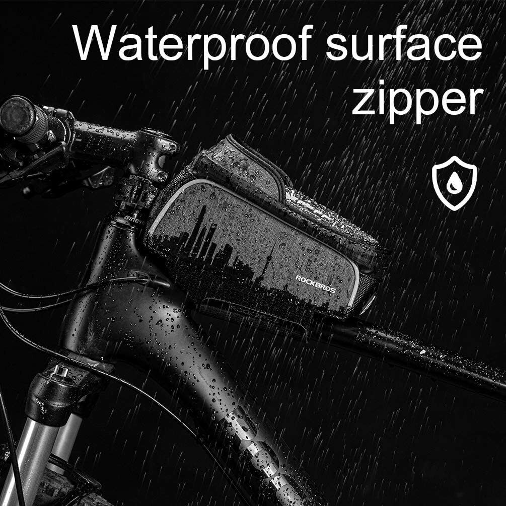 ROCKBROS Mobile Phone Bag Waterproof Touch Screen Fit 6.5in