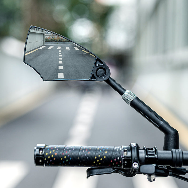 ROCKBROS Adjustable Bike Mirror Anti-Glare 360-Degree Rotation