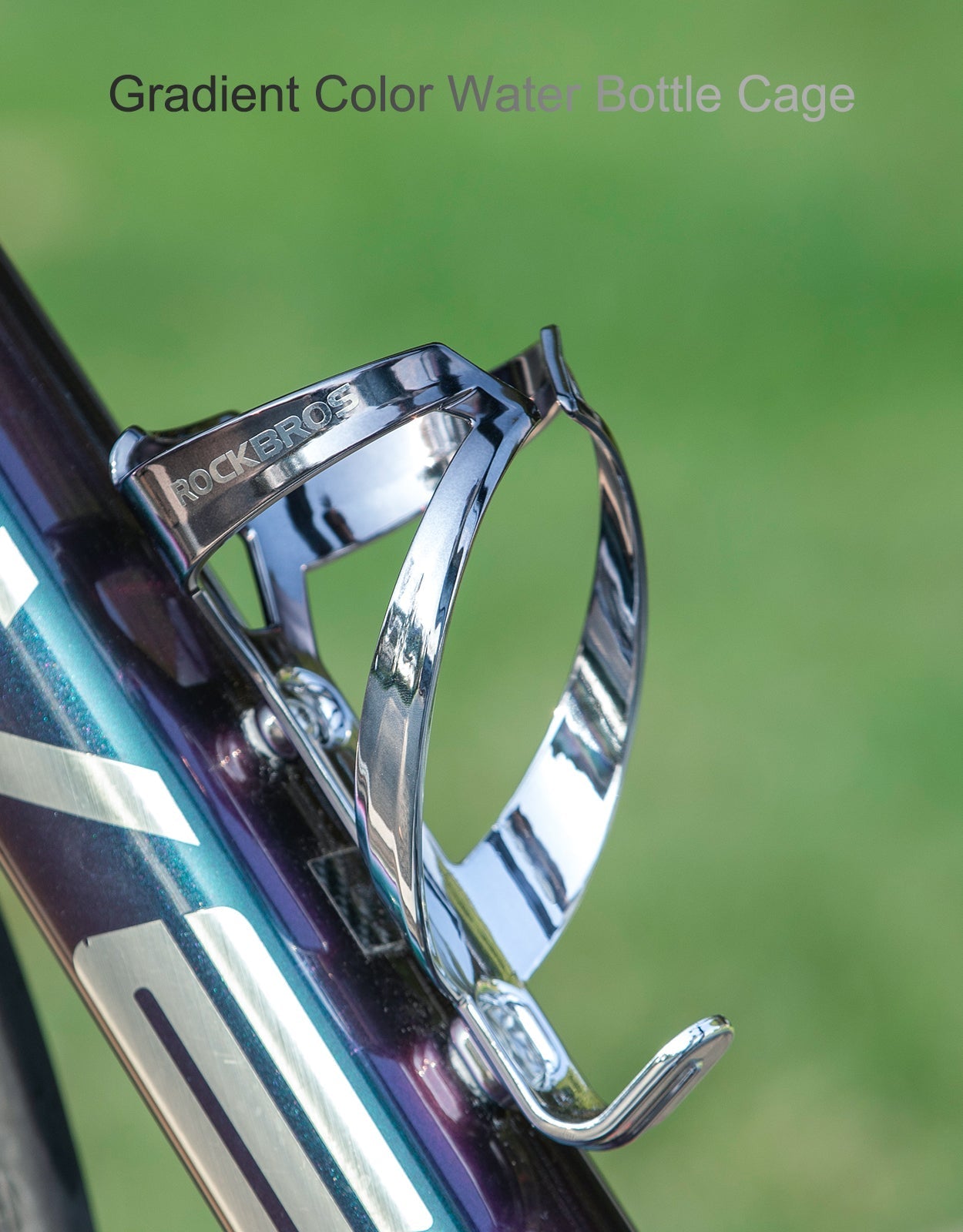 ROCKBROS Gradient Colour Water Bottle Cages Water Bottle Holder-2Pack