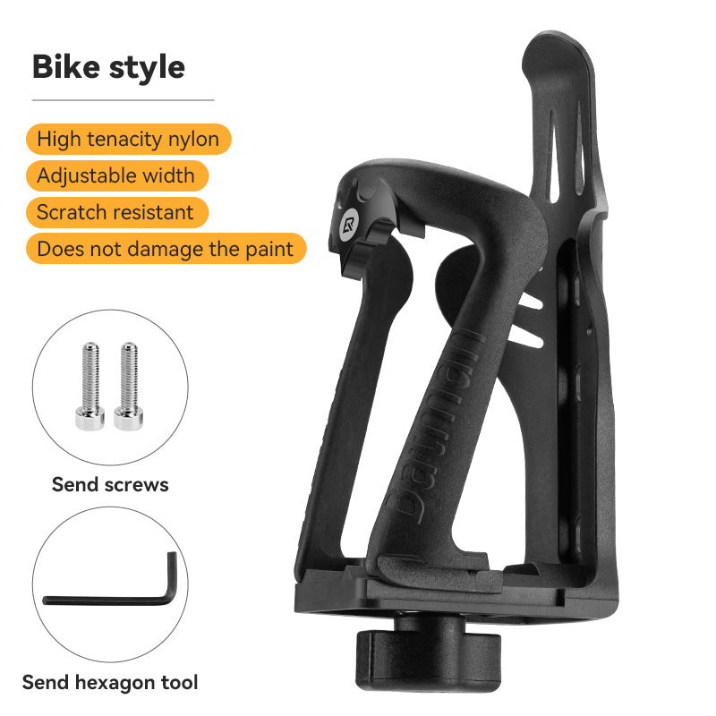 ROCKBROS Motorcycle & Bicycle Water Bottle Cage - Versatile Mount Holder
