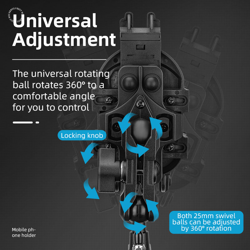 ROCKBROS Metal Bicycle Phone Holder - Universal Shockproof Mount