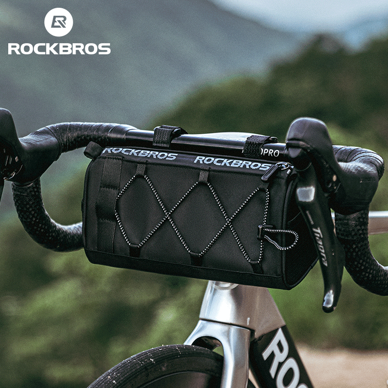 ROCKBROS 1.5L Reflective Handlebar Bag - Durable, Compact, Multi-functional