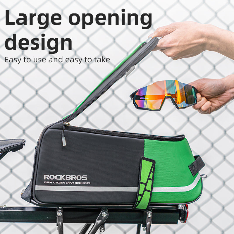 ROCKBROS Large Capacity Bike Carrier Bag - Waterproof, Multi-functional, 4L