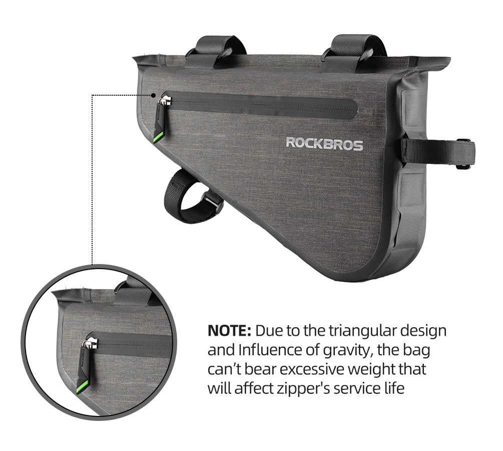 Bike Frame Triangle Large Cycling Bag 5-8L