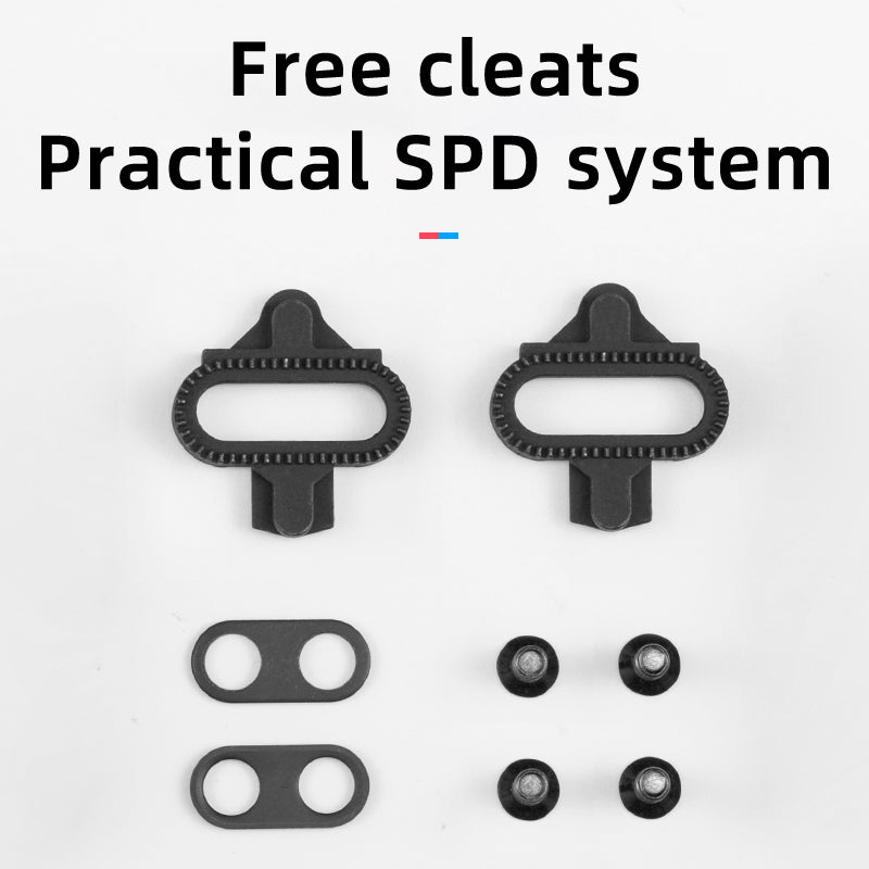 Multi-Function Clipless Flat Bike Pedals in Black (Pair)