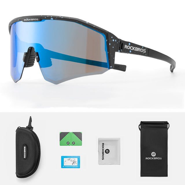 ROCKBROS Sports Polarized Sunglasses for Men Women UV400 Protection Sunglasses for Cycling Running Biking