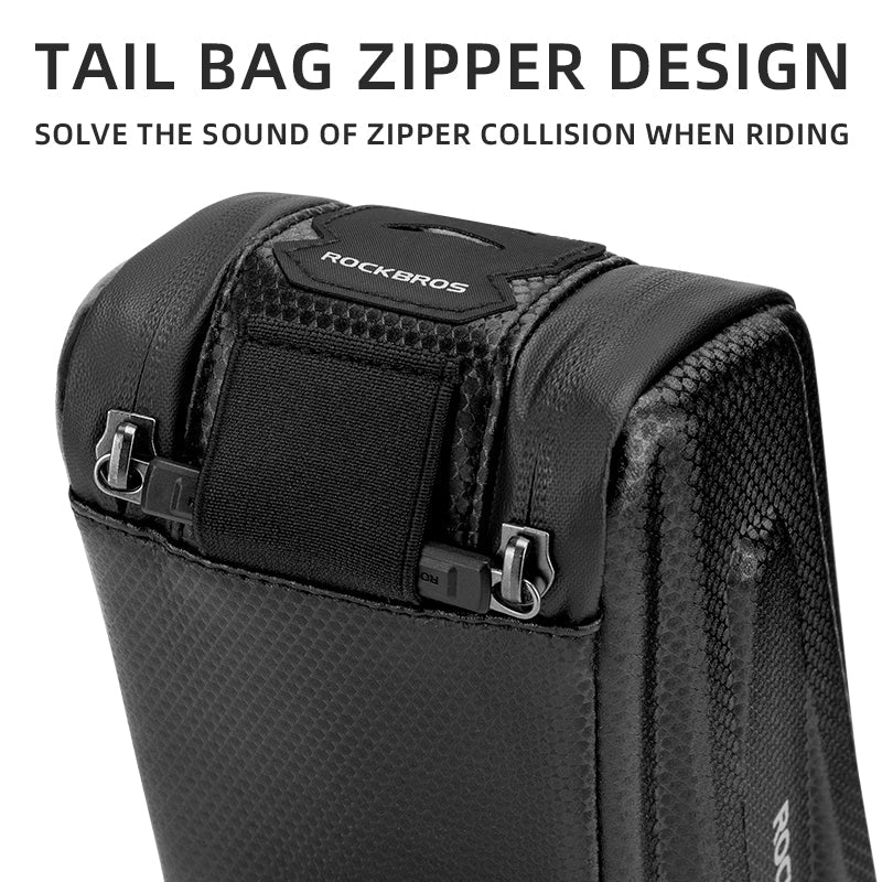 ROCKBROS Bike Saddle Bag Under Seat 3D Hard Shell Quick Release 1.7L