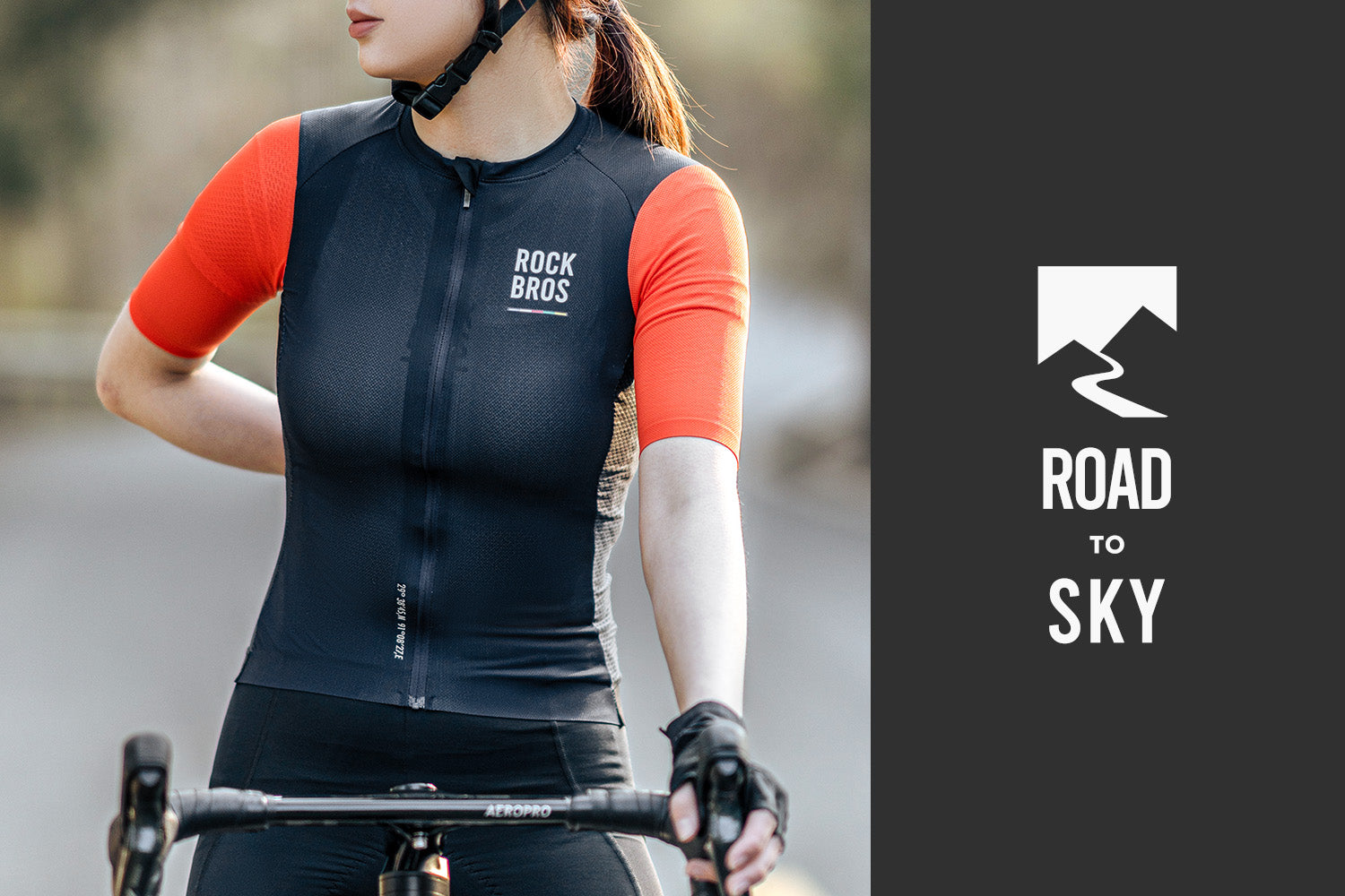 【ROAD TO SKY】by ROCKBROS Women's Short-Sleeve Cycling Jersey in Various Colours