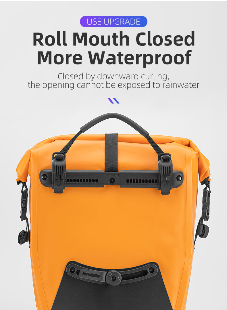 Deluxe Large Capacity Bicycle Saddlebag in Various Colours