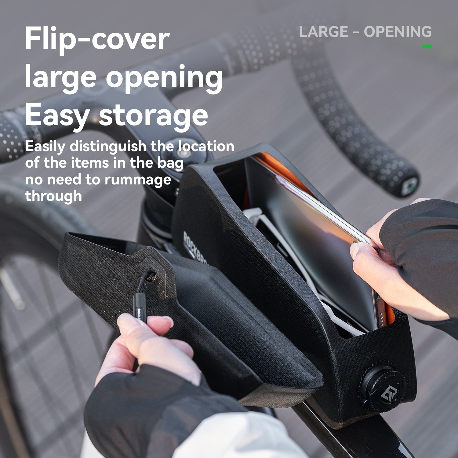 ROCKBROS Magnetic Top Tube Bag Waterproof | Road to Sky