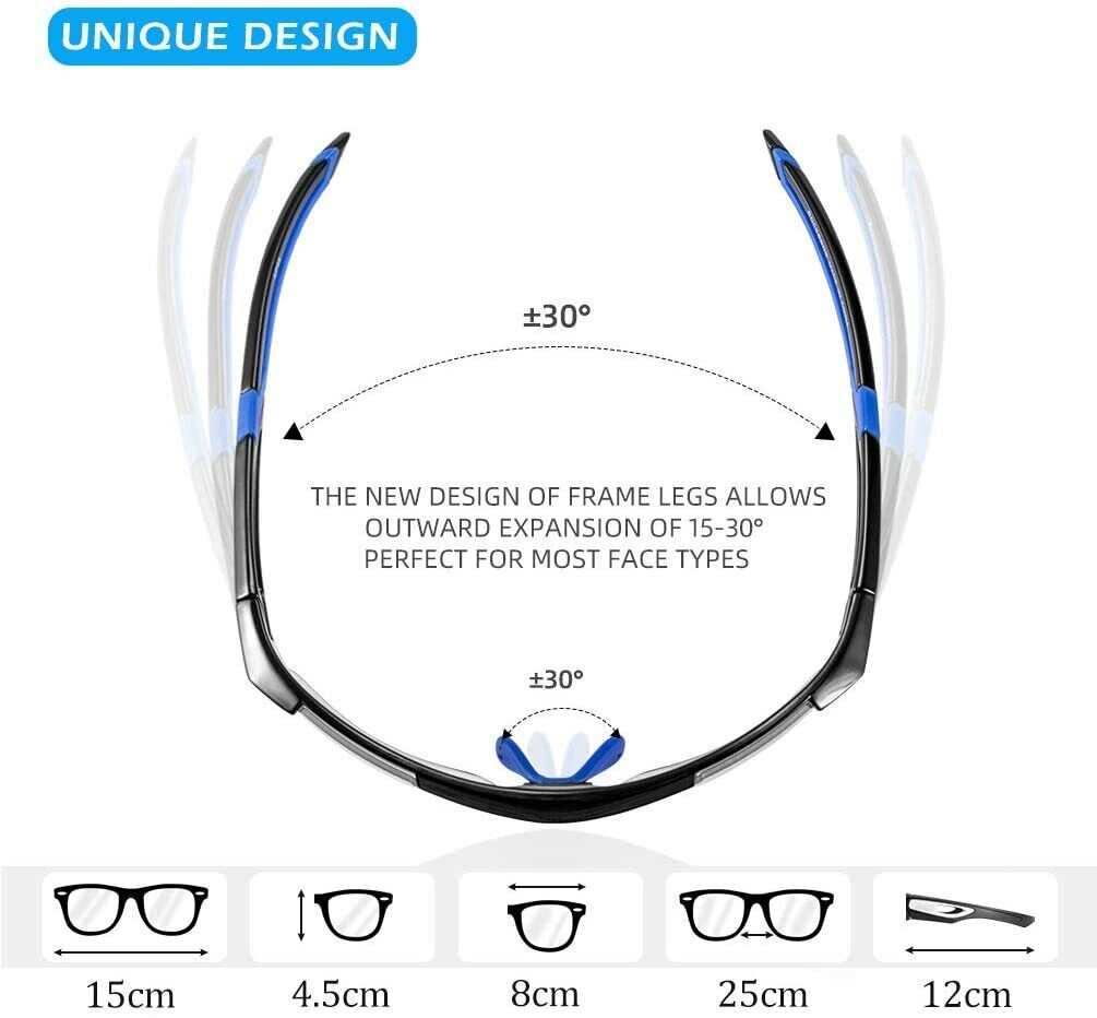 ROCKBROS Cycling Photochromic Glasses Sport Sunglassess Bike Glasses Driving Fishing UV400 Men Women